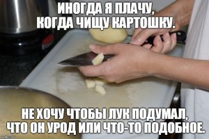 Мем про картошку и лук